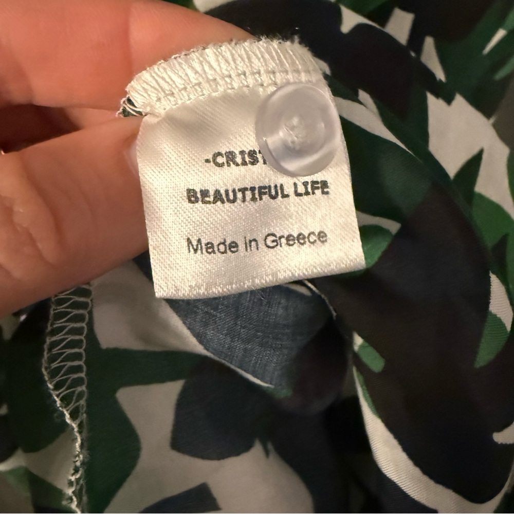 CRISTINA A BEAUTIFUL LIFE • MAI-44 floral long sleeve maxi dress - Small - Picture 13 of 14